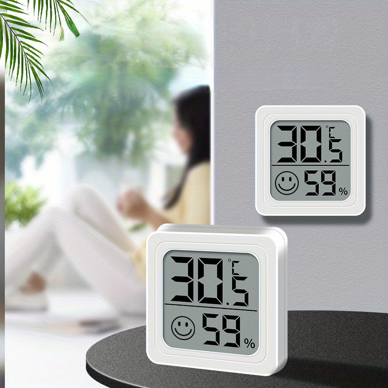 室内用ミニLCDデジタル温度計・湿度計 - 室温・湿度計セン - Digital Hygrometer Probe のレビューと価格