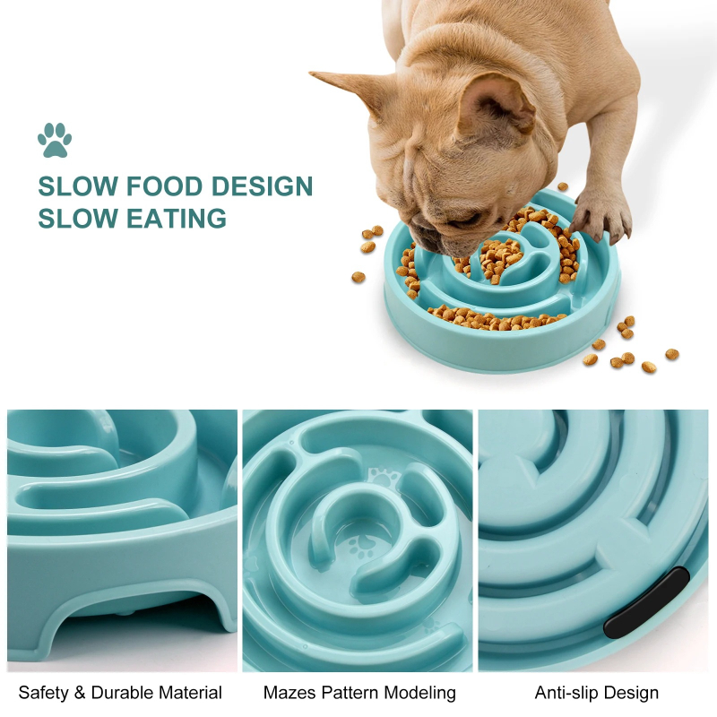ペット用スローフィーダーボウル、滑り止め、早食い防止、ゆっく - Royal Canin Food Medium のレビューと価格