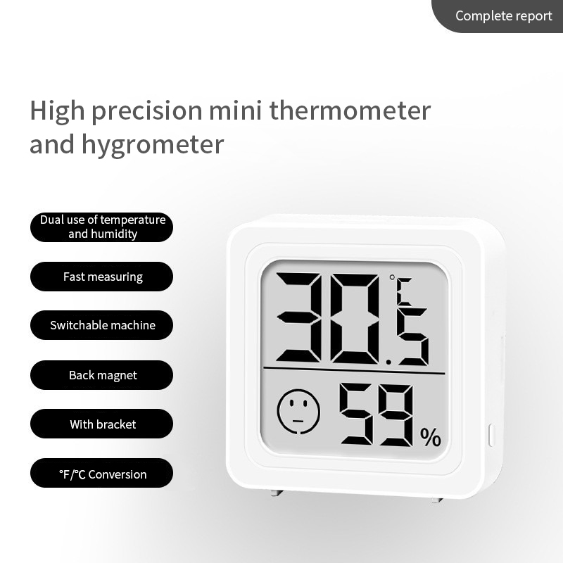 液晶デジタル温度計湿度計屋内室電子温度湿度計センサーゲージ家 - Digital Hygrometer Probe のレビューと価格