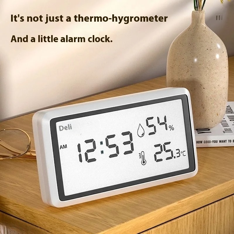 DELI デジタル温湿度計 多機能 温度・湿度計 デスクトッ - Digital Hygrometer Probe のレビューと価格