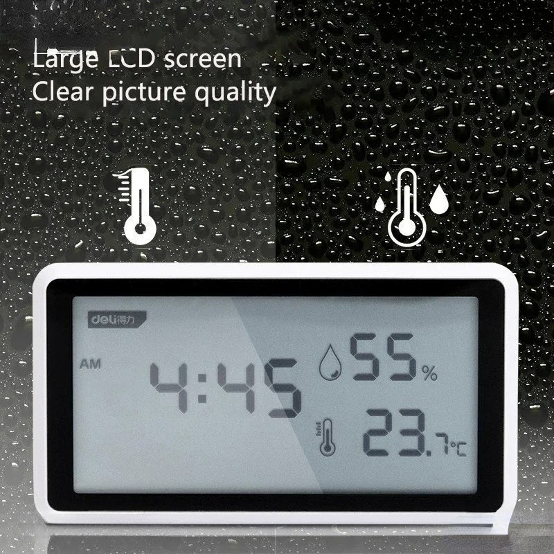 DELI デジタル温湿度計 多機能 温度・湿度計 デスクトッ - Digital Hygrometer Probe のレビューと価格